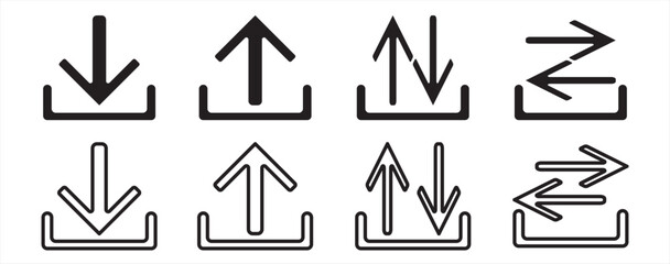 Set Icon Download, Upload, Roaming