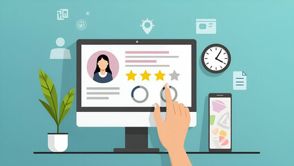 Enhancing Business Feedback: User Ratings & Customer Reviews Illustrated