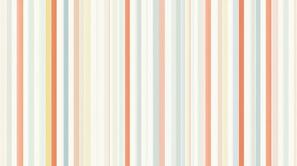 Minimal vertical stripes in soft pastel tones create clean and seamless pattern, evoking sense of calm and simplicity. design features thin, evenly spaced lines in muted colors
