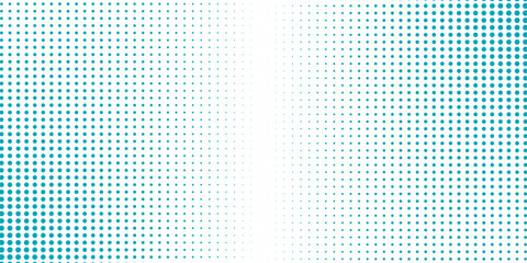 Transparent Vector Gradient Blue Color Halftone Background Staggered Dots Pattern modern dotted