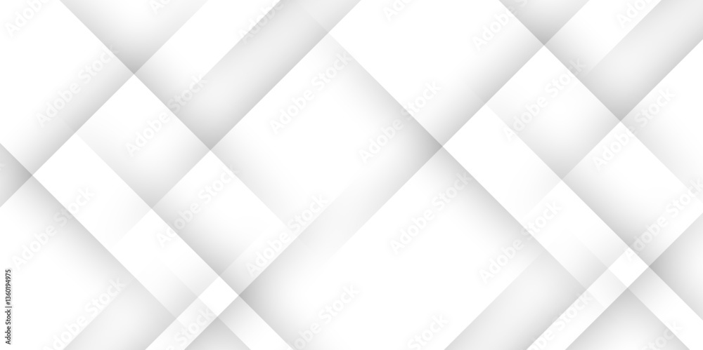 Aufkleber Elegant abstract background with grey lines with shadow. modern abstract gray line light dynamic shape composition background. Gray and white geometric background with copy space. , Modern design.	