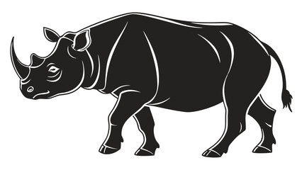 rhino illustration 