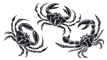 Set of crab