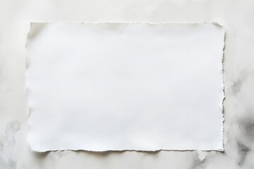 Obraz premium Blank Torn Paper Sheet on Soft Abstract Background for Design Use