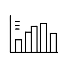 Bar chart icon representing data