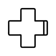 Fototapeta premium Medical cross icon