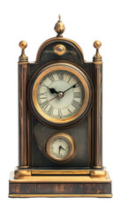 PNG Alarm clock vintage traditional collectible historical.