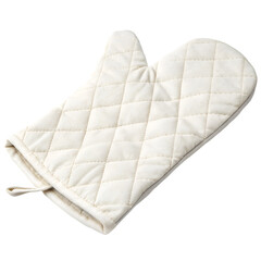 White oven glove isolated on transparent background