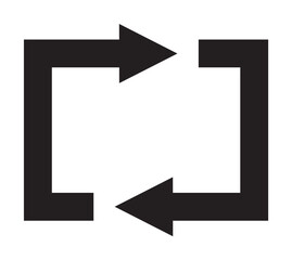 FLECHES QUI TOURNENT - ILLUSTRATION VECTORIELLE