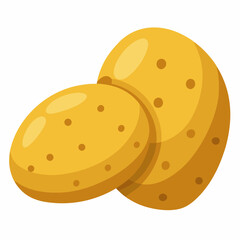 vector illustration of a potato