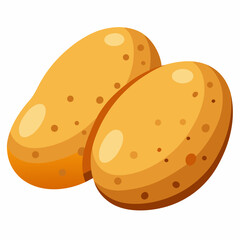 vector illustration of a potato