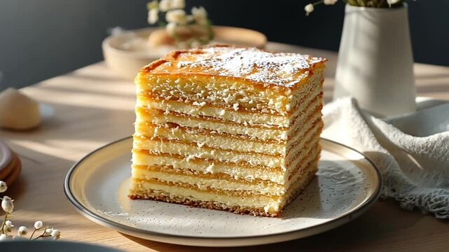 kueh lapis layered cake video singapore sweets