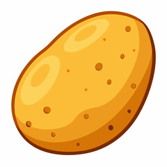 vector illustration of a potato