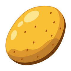 vector illustration of a potato