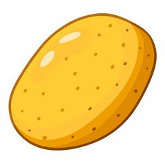 vector illustration of a potato