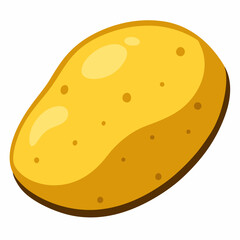 vector illustration of a potato