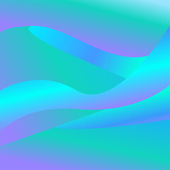 minimalist design of gradient abstract background objects with striking colors