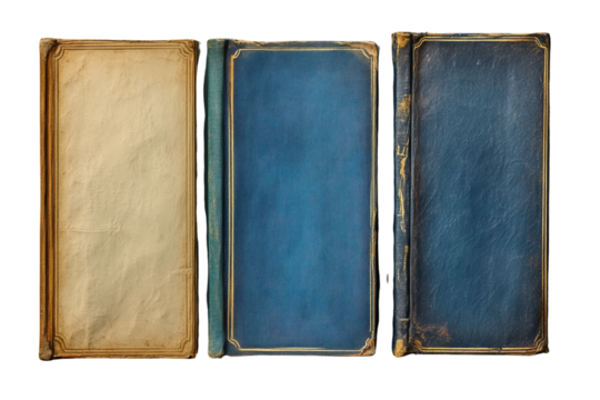 A collection of vintage books, showcasing different colored covers and textures, perfect for backgrounds or educational themes.