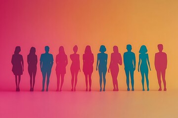 Diverse Paper People Cutouts Showing Unity