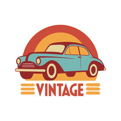  vintage car vector