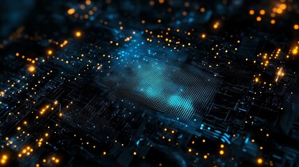 Obraz premium Abstract Circuit Board Design
