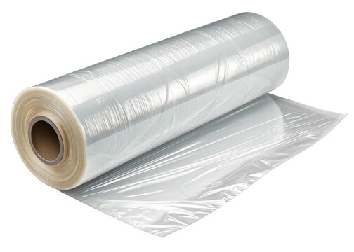 Plastic Wrap isolated on a transparent background.