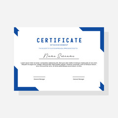 modern award certificate template