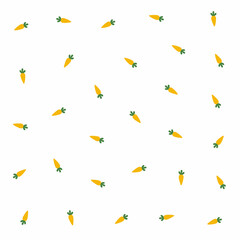 Fototapeta premium a bunch of carrots are on a white surface