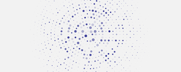 vector modern geometrical circle abstract background. Dotted texture template.