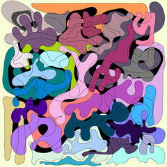 abstract background with colorful