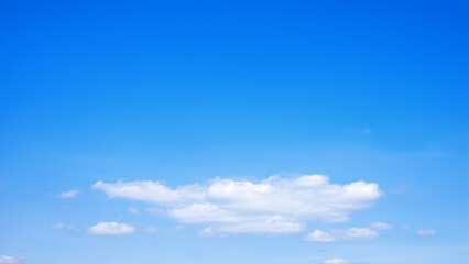 Beautiful blue sky cloudsfor background. Panorama of sky.