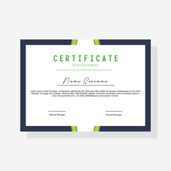 modern award certificate template