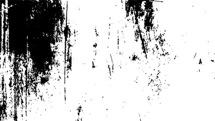 Abstract grunge black and white distressed texture background. Vector black and white paint texture grunge, strokes,