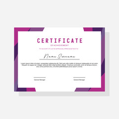 modern award certificate template