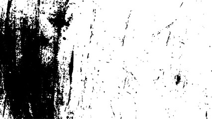 Abstract grunge black and white distressed texture background. Vector black and white paint texture grunge, strokes,