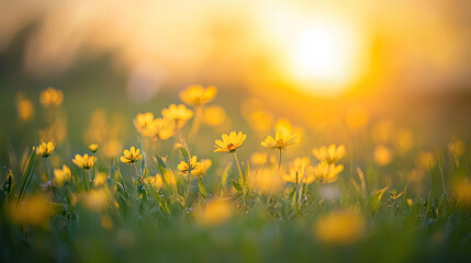 Fototapeta premium field of flowers