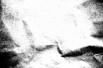 Abstract grunge black and white distressed texture overlay effect design element, noise background