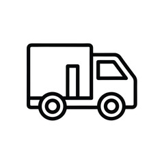 truck icon vector illustration