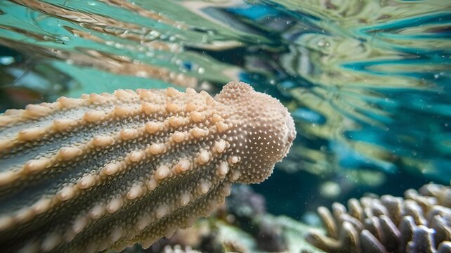 Seacucumber underwater