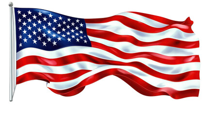 Fototapeta premium Waving American Flag Image