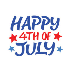 Fototapeta premium 4th July Typography Vector Illustration and Calligraphy | Independence Day T-Shirt Design