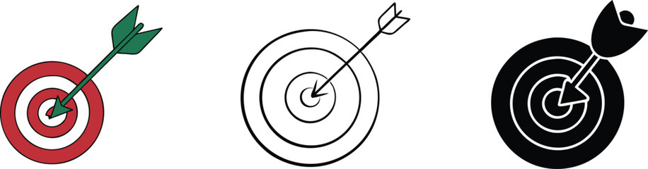 Target Archery Arrow Hitting Bullseye, Aim, Goal, Success