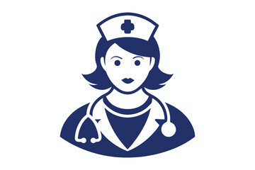 international Nurses Day vector art illustration. Medical and health care concept. Nurses' Day logo icon