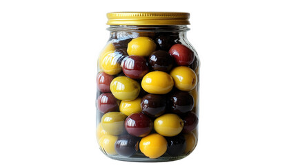 Assorted Olives in a Glass Jar