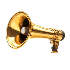 Golden Bullhorn Announcement Loudspeaker Public Address System