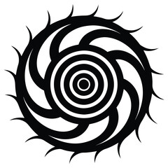  intricate spiral design icon  