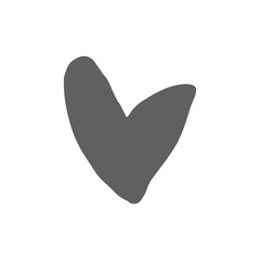 heart doodle icon