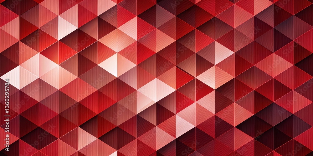 Poster abstract red geometric pattern background with subtle texture and depth