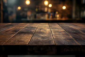 old wooden table
