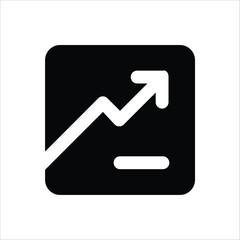 Icon showing a filled graphic statistic.